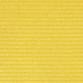 Διαχωριστικό Βεράντας Κίτρινο 75 x 600 εκ. από HDPE - Κίτρινο