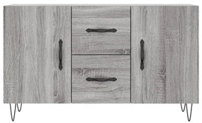 vidaXL Μπουφές Γκρι Sonoma 100 x 36 x 60 εκ. από Επεξεργασμένο Ξύλο