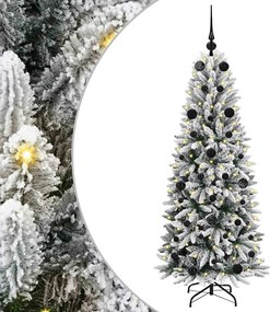 vidaXL Τεχνητό Χριστουγεννιάτικο Δέντρο με 150 LED Λευκό 150 cm