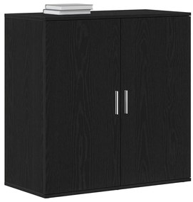 vidaXL Πλαϊνό γραφείο Μαύρη δρυς 79 x 38 x 80 εκ. Επεξεργασμένο ξύλο