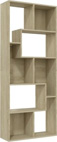 vidaXL Βιβλιοθήκη Χρώμα Sonoma Δρυς 67x24x161 εκ. από Επεξ. Ξύλο