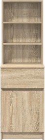 vidaXL Κομοδίνο Sonoma Δρυς 39x35x125 εκ. από Επεξεργασμένο Ξύλο