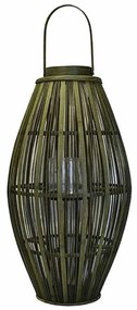 Φανάρι Bamboo 00.06.61040 38x71/89cm Olive-Brown Bamboo