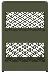 vidaXL Σχέδιο & βάση αποθήκευσης Λαδί 28 x 12 x 41 εκ Ατσάλι