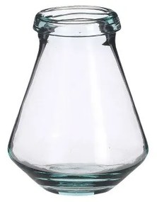Supergreens Βάζο Γυάλινο Διάφανο 12,5x12,5x16 εκ.