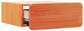 vidaXL Κομοδίνο Καφέ κεριού 39 x 34 x 16.5 εκ. Μασίφ ξύλο πεύκου