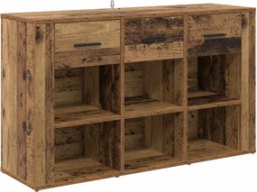 vidaXL Πλαϊνό γραφείο Παλιό Ξύλο 100 x 30 x 59,5 εκ Επεξεργασμένο Ξύλο