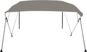 vidaXL Τέντα Σκάφους με 4 Αψίδες Γκρι 243x210x137 εκ.
