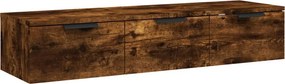 vidaXL Ντουλάπι Τοίχου Καπνιστή Δρυς 102x30x20 εκ. Επεξεργασμένο Ξύλο
