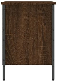 vidaXL Παπουτσοθήκη Καφέ Δρυς 69 x 35 x 50 εκ. από Επεξεργ. Ξύλο