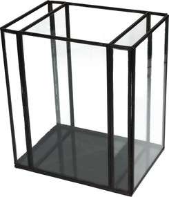 Κηροπήγιο ArteLibre Μαύρο Μέταλλο 18x13x21cm