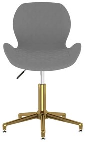 vidaXL 335041  Swivel Dining Chair Dark Grey Velvet