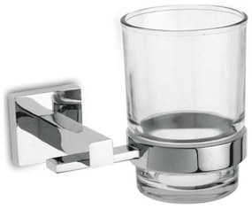 Ποτηροθήκη Γυάλινη Lito 33058 Chrome Karag Glass