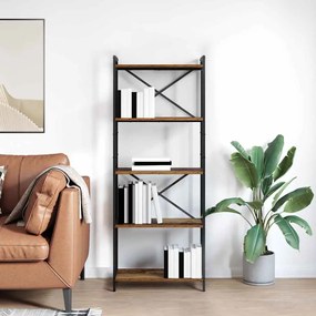 vidaXL Βιβλιοθήκη Παλαιό ξύλο 60 x 30 x 153 εκ Επεξεργασμένο ξύλο