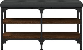 vidaXL Παπουτσοθήκη Καφέ Δρυς 82x32x47 εκ. από Επεξεργασμένο Ξύλο