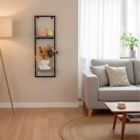 Ράφια Max Home Σίδερο Ξύλο MDF 25 X 75 X 20 CM (4 Μονάδες)