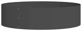 vidaXL Ζαρντινιέρες κήπου 5 pcs Μαύρο 80 x 80 x 20 cm Ατσάλι