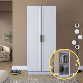 Ντουλάπα Λευκό BREVA 90x57.5x210