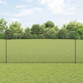 vidaXL Σετ Φράχτη Γκρι 150x2500 εκ. Γαλβανισμένος χάλυβας