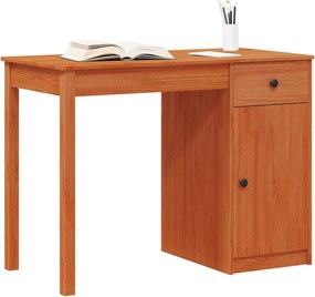 vidaXL Γραφείο Κερωμένο Καφέ 100 x 50 x 74 εκ. Στερεό πεύκο