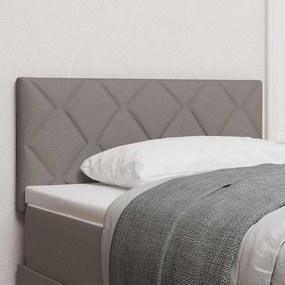 vidaXL Κεφαλάρι Taupe 100 cm ύφασμα