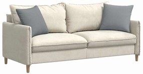 vidaXL Μαξιλάρι Καναπέ 2 pcs Ανοιχτό γκρι 45 x 45 cm ύφασμα