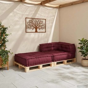 vidaXL Μοντέρνο Καναπέ Σετ Καφέ 70x70x54 Υφασμάτινο
