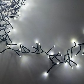 Χριστουγεννιάτικα Λαμπάκια 750 Led Σε Σειρά 15μ Ψυχρό Λευκό Με 8 Προγράμματα F-R 191061B
