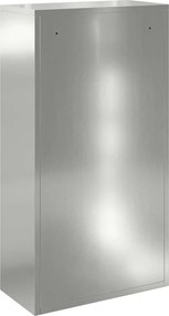 vidaXL Θυρίδα Πακέτων Ασημί 44 x 22 x 82 εκ. Επικαλυμμένος Χάλυβας