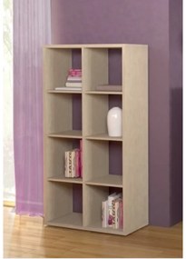 Intrahome Βιβλιοθήκη σε χρώμα δρυς 75x35x145 Intrahomesa-00652558
