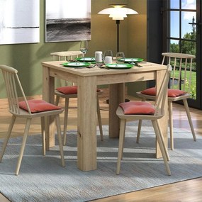 Τραπέζι Τραπεζαρίας DT Artisan Oak 80x80x75 εκ.