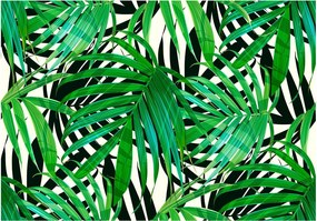 Αυτοκόλλητη φωτοταπετσαρία - Tropical Leaves - 98x70