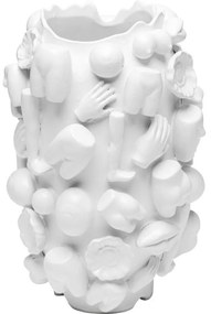 Βάζο Μέρη Σώματος Λευκό Κεραμικό 37 εκ. 25x24x37εκ - Λευκό