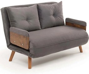 Καναπές - Κρεβάτι Διθέσιος Cosmo 859FTN2718 120x78x82cm Grey