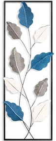 Διακοσμητικό Τοίχου Fagus 930DYU1204 32x90cm Grey-Blue Wallity Μέταλλο