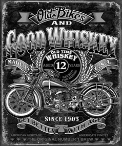 Μεταλλική πινακίδα Good Whiskey