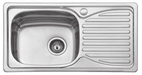 Karag BL 905 Νεροχύτης Κουζίνας Inox Σατινέ Ανοξείδωτο Ατσάλι 780 x 430 mm