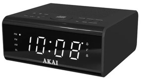 Akai ACR-2010 Ψηφιακό ρολόι-ξυπνητήρι με ραδιόφωνο AM/FM και διπλή αφύπνιση-1105221-0013