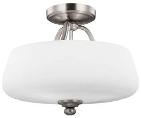 Πλαφονιέρα Φωτιστικό Οροφής 3xE27 Νίκελ Vintner FE-VINTNER-SF Elstead Lighting FE-VINTNER-SF Νίκελ Ματ