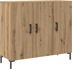 vidaXL Ντουλάπι Αρτισιανή Δρυς 90 x 34 x 80 εκ. από Επεξεργασμένο Ξύλο