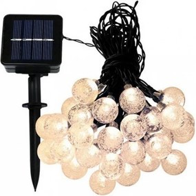 Fos Me 30 Mini Globe LED 4.5m Ηλιακό Με Θερμό Φως 27-00444