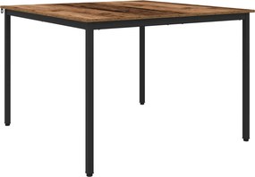 vidaXL Τραπεζαρίες 110 x 110 x 75 cm ΜΕΤΑΛΛΟ