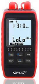 NOYAFA tester καλωδίων οπτικής ίνας NF-908L, 850-1625nm, -60~8dBm