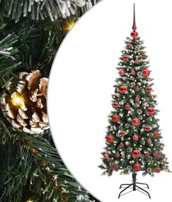 vidaXL Τεχνητό Χριστουγεννιάτικο Δέντρο με 150 LED Πράσινο 150 cm