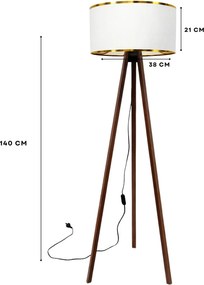 Φωτιστικό Δαπέδου Λευκό AYD 21x38x140