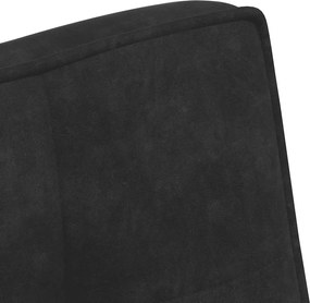 vidaXL Πάγκος Μαύρο 110x74x84 εκ. Βελούδινος