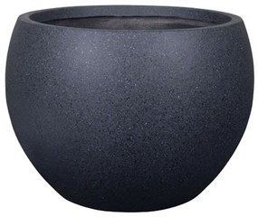 Κασπώ Πήλινο 06-00-22906-S Φ30x23cm Black Marhome Πηλός