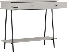 Κονσόλα Elite Megapap χρώμα λευκό του πάγου 100x40x88εκ.
