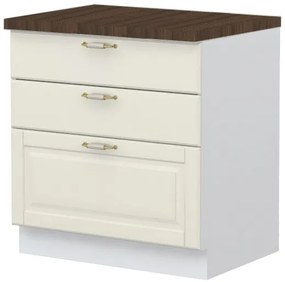 Επιδαπέδιο ντουλάπι Toscana R80-3F - 80.00Χ60.00Χ88.00cm