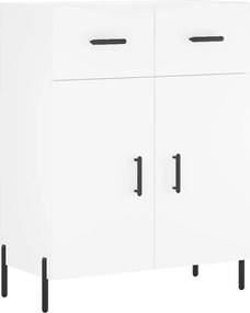 vidaXL Ντουλάπι Λευκό 69,5x34x180 εκ. από Επεξεργασμένο Ξύλο